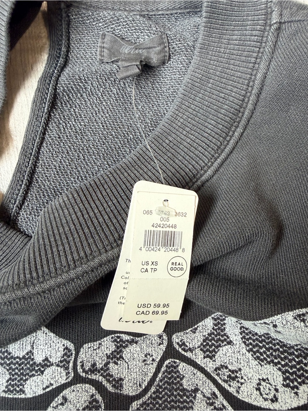Aerie Big Chill Bow Graphic Crew Sweater - Picture 5 of 6